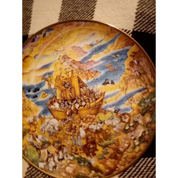 1991 Franklin Mint Heirloom Two by Two Collector Plate Bill Bell 8" m172 - Picture 5 of 6